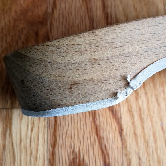 Dr. Scholl’s 70's Original Collection Leather Wood Slide Exercise Clog Sandals - Picture 7 of 12